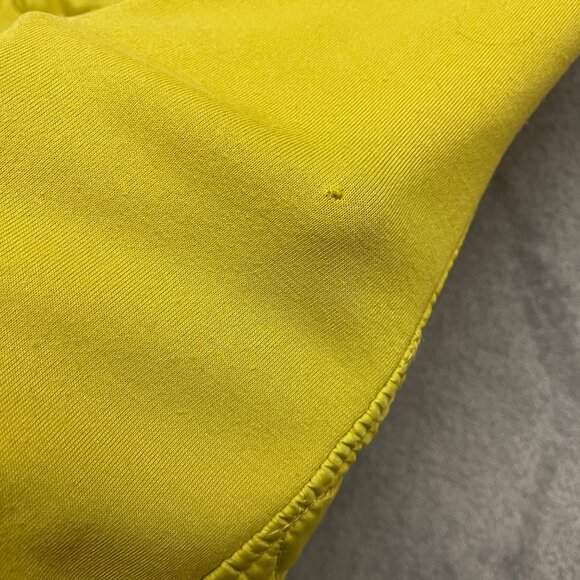 L.L.Bean Puffer Vest Womens Medium Yellow Green Quilted Insulated Zip Pockets - Picture 6 of 9